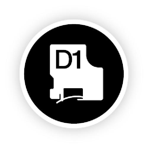 DYMO D1 -Standard Labels - Black on Transparent - 12mm x 7m - Image 9