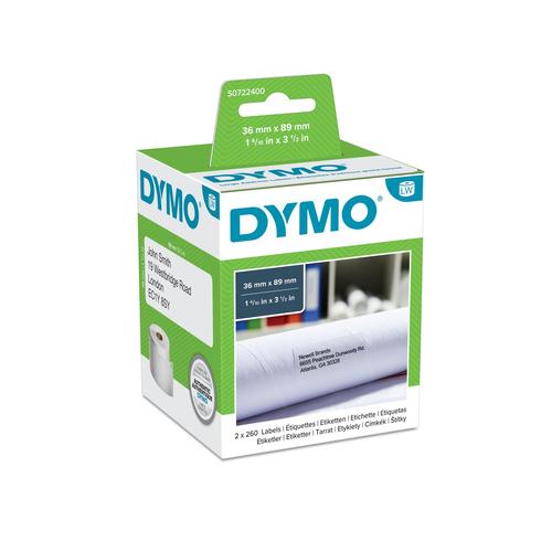 DYMO LW - Grote adreslabels - 36 x 89 mm - S0722400 - Image 1