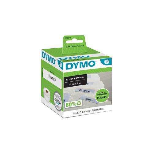 DYMO LW - Labels voor hangmappen - 12 x 50 mm - S0722460 - Image 1