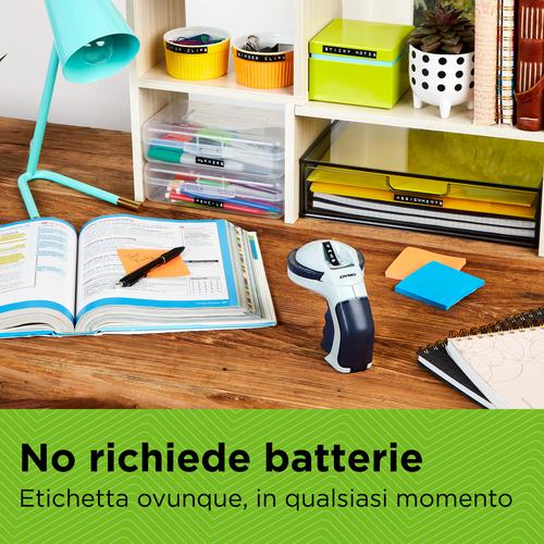 DYMO Omega labelmaker voor reliëfdruk | Kleine Lettertang met draaiklikwiel en ergonomisch ontwerp | Voor thuis, doe-het-zelven en knutselen (£/€, Ä, Ö & Ü) - Image 9