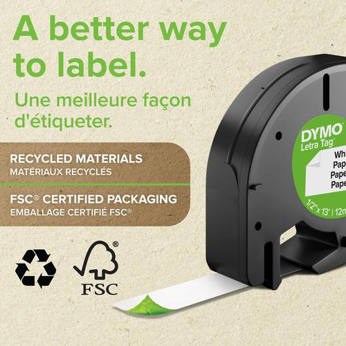 DYMO S0721510 labelprinter-tape Zwart op wit - Image 2