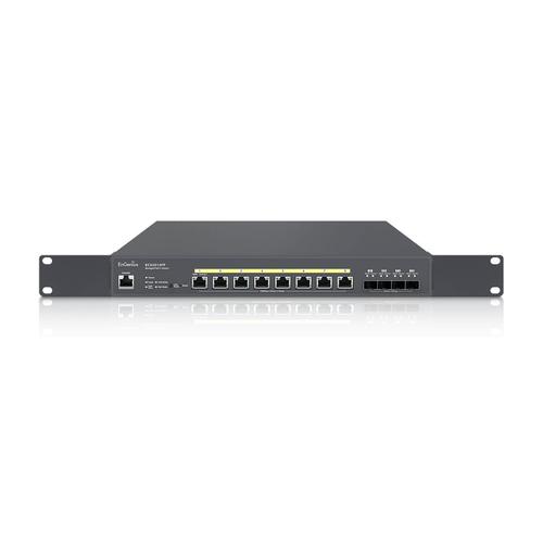 EnGenius ECS5512FP netwerk-switch Managed L2+ 10G Ethernet (100/1000/10000) Power over Ethernet (PoE) Zwart - Image 1
