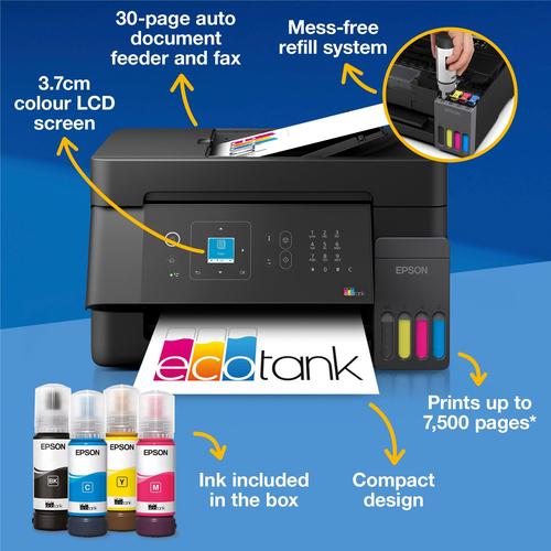 Epson EcoTank ET-4900 Inkjet A4 5760 x 1440 DPI Wifi - Image 2