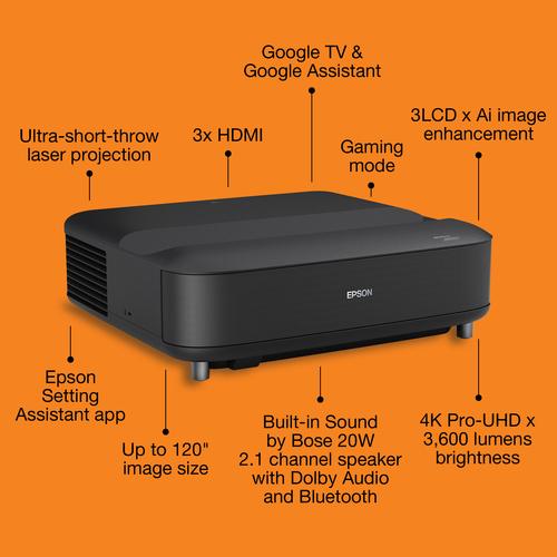 Epson EH-LS670B Projector met normale projectieafstand 3LCD UHD 4K (3840x2160) Zwart - Image 4