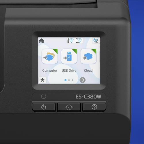 Epson ES-C380W compacte A4-documentscanner met Wi-Fi-connectiviteit en U-traject - Image 4