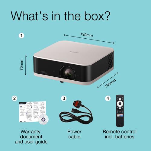 Epson V11HB72240 beamer/projector 700 ANSI lumens 3LCD 1080p (1920x1080) Zwart, Roze - Image 5
