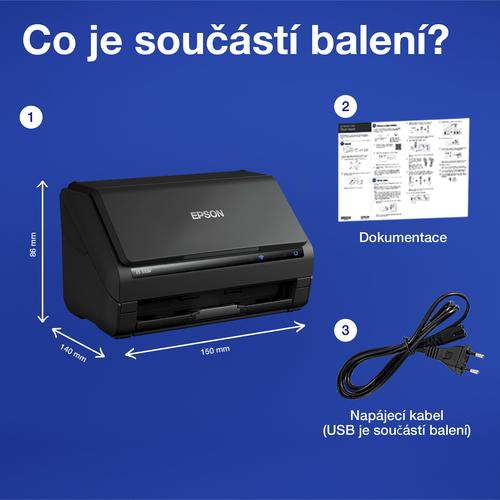 Epson WorkForce ES-550W ADF-scanner 600 x 600 DPI A4 Zwart - Image 3