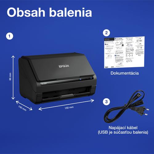 Epson WorkForce ES-550W ADF-scanner 600 x 600 DPI A4 Zwart - Image 6