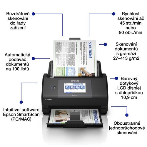 Epson WorkForce ES-590W Paginascanner 600 x 600 DPI A4 Zwart - Image 2