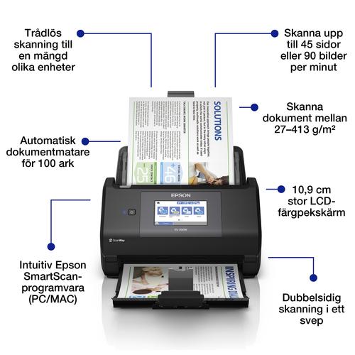 Epson WorkForce ES-590W Paginascanner 600 x 600 DPI A4 Zwart - Image 7