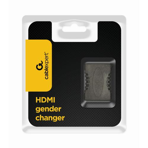Gembird A-HDMI-FF tussenstuk voor kabels Zwart - Image 1