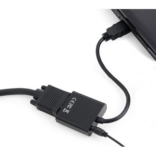 Gembird A-HDMI-VGA-03 video kabel adapter 0,15 m HDMI Type A (Standaard) VGA (D-Sub) Zwart - Image 3