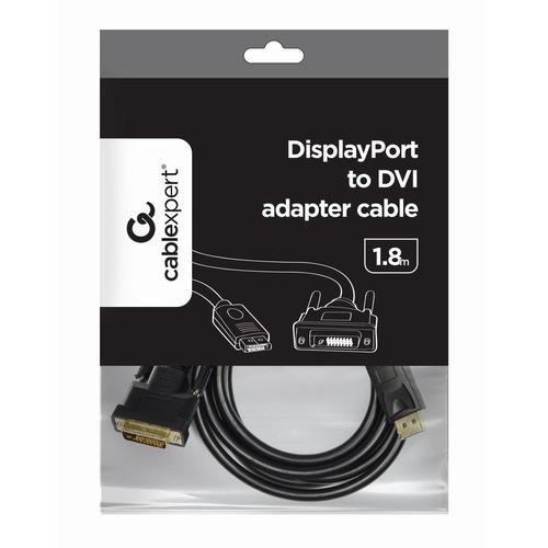 Gembird CC-DPM-DVIM-6 video kabel adapter 1,8 m DisplayPort DVI Zwart - Image 2