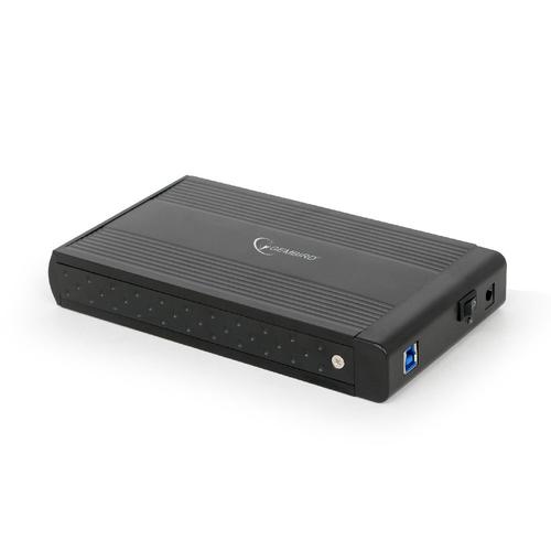 Gembird EE3-U3S-3 behuizing voor opslagstations HDD-behuizing Zwart 3.5