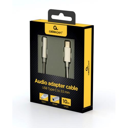 Gembird GMB Audio A-CM-3.5F-01 audio kabel 0,1 m 4-pins 3.5 mm USB Type-C Wit - Image 4