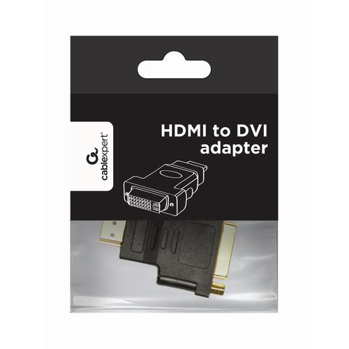 Gembird HDMI - DVI, M/F Zwart - Image 1