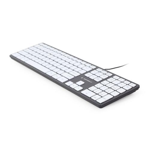 Gembird KB-MCH-02-BKW toetsenbord Kantoor USB QWERTY Engels Zwart, Wit - Image 4