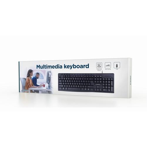 Gembird KB-UM-107-DE toetsenbord Universeel USB QWERTZ Duits Zwart - Image 2