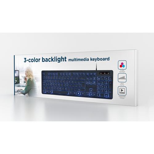 Gembird KB-UML3-02 toetsenbord Thuis/Werk USB QWERTY Amerikaans Engels Zwart - Image 3