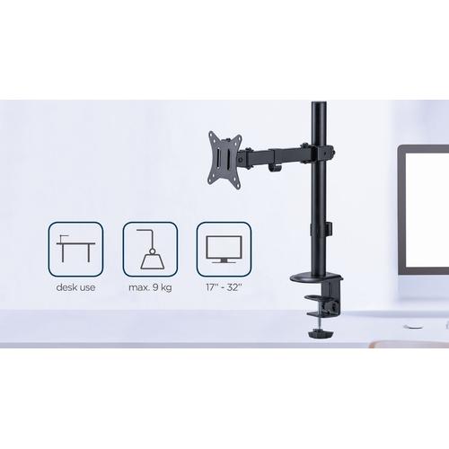 Gembird MA-D1-03 flat panel bureau steun 81,3 cm (32") Zwart - Image 5
