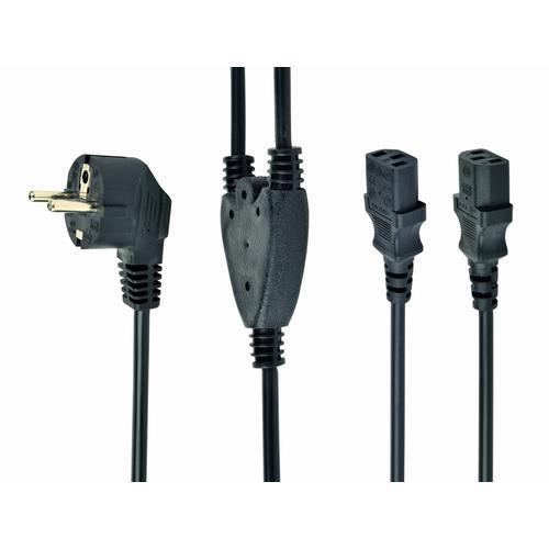 Gembird PC-186-ML6 electriciteitssnoer Zwart 2 m CEE7/4 - Image 1