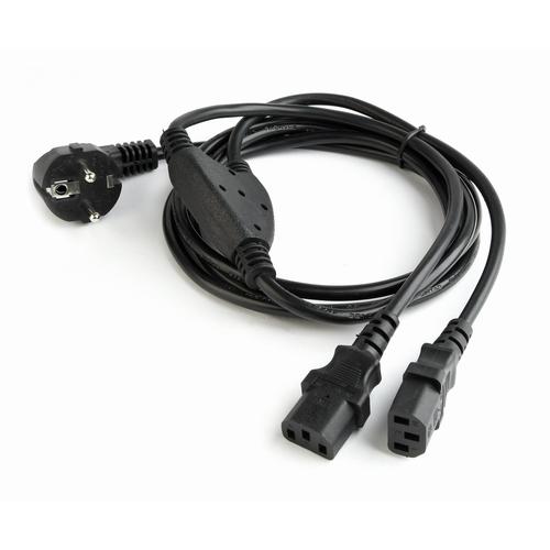 Gembird PC-186-ML6 electriciteitssnoer Zwart 2 m CEE7/4 - Image 2