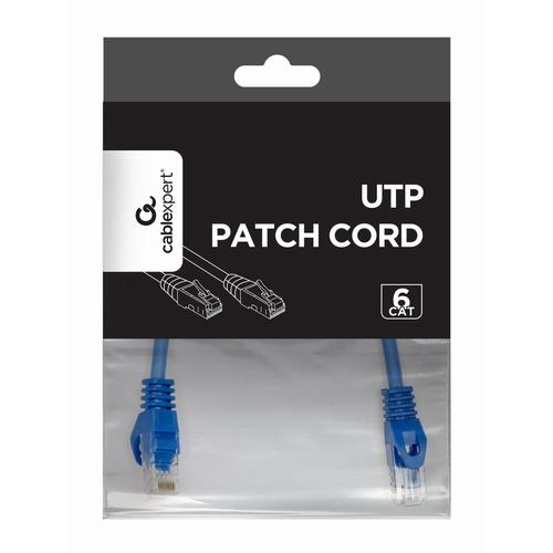 Gembird PP6U-0.25M/B netwerkkabel Blauw 0,25 m Cat6 U/UTP (UTP) - Image 2