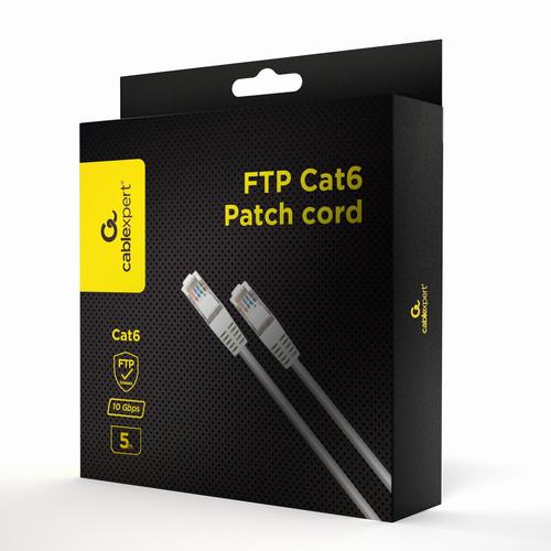 Gembird PPB6-5M netwerkkabel Wit Cat6 F/UTP (FTP) - Image 1