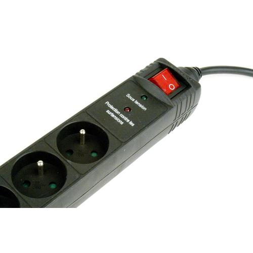 Gembird SPF5-C-10 Overspanningsbeveiliging Zwart 5 AC-uitgang(en) 250 V 3 m - Image 2