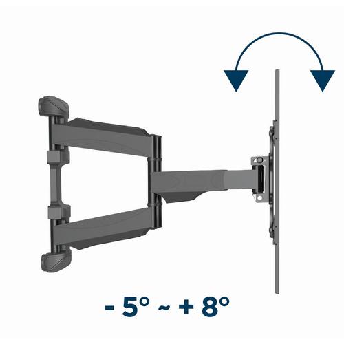 Gembird WM-75ST-01 tv-bevestiging 190,5 cm (75") Zwart - Image 2