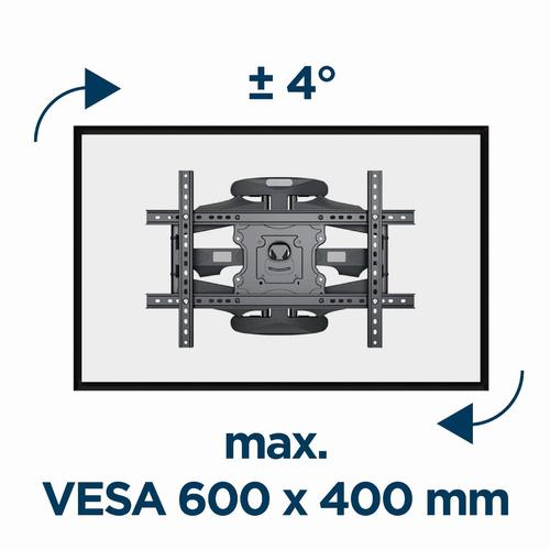 Gembird WM-75ST-01 tv-bevestiging 190,5 cm (75") Zwart - Image 5