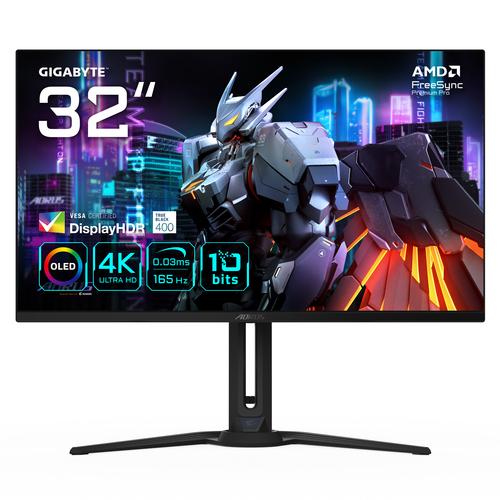 GIGABYTE AORUS FO32U EK computer monitor 80 cm (31.5") 3840 x 2160 Pixels 4K Ultra HD OLED Zwart - Image 1