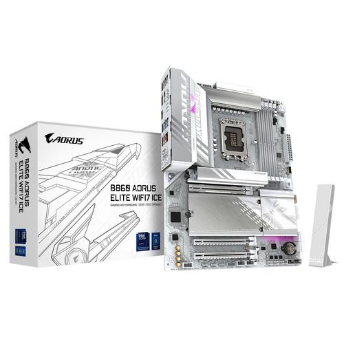 GIGABYTE B860 AORUS ELITE WIFI7 ICE Intel B860 LGA 1851 (Socket V1) ATX - Image 1