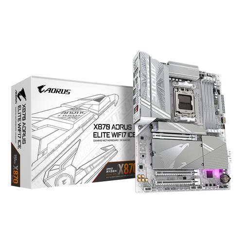 GIGABYTE X870 AORUS ELITE WIFI7 ICE AMD X870 Socket AM5 ATX - Image 1
