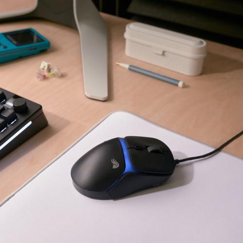 Glorious Gaming - bekabelde gamingmuis Model D3 - Ultralicht 57 g, optische knoppen met klikrate van 130M, 30K DPI BAMF 3.0-sensor, 750 IPS-tracking, 50G-versnelling, ondersteunt elk griptype - Zwart - Image 2