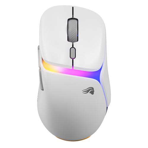 Glorious Gaming - draadloze gamingmuis Model D3 - Uitwisselbaar InfinitePlay-batterijsysteem, 8k polling, 130M click optische schakelaars, licht gewicht van 69 g, 30K DPI optische sensor, RGB - Wit - Image 1