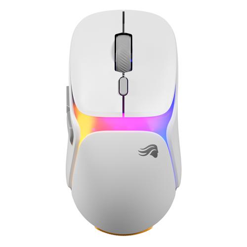 Glorious Gaming - draadloze gamingmuis Model O3 - Uitwisselbaar InfinitePlay-batterijsysteem, 8k polling, 130M click optische schakelaars, licht gewicht van 66 g, 30K DPI optische sensor, RGB - Wit - Image 1