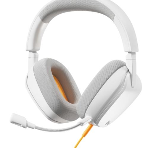 Glorious Gaming Glorious GHS Eternal - Stereo gaming headset voor pc, PS5, PS4, Xbox, Switch - Custom-tuned, gekantelde drivers, verstelbare, kristalheldere, afneembare mic, 3,5 mm - Duurzaam, dag/nacht comfort - Wit - Image 1