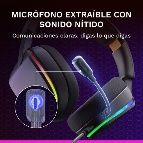 Glorious Gaming Glorious GHS Eternal RGB - Stereo RGB headset voor pc, PS5, PS4, Switch - Custom-tuned, gekantelde drivers, verstelbare, kristalheldere, afneembare mic, USB-C - Duurzaam, dag/nacht comfort - Zwart - Image 8