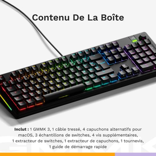 Glorious Gaming GMMK 3 100% Prebuilt toetsenbord Gamen USB AZERTY Frans Zwart - Image 7