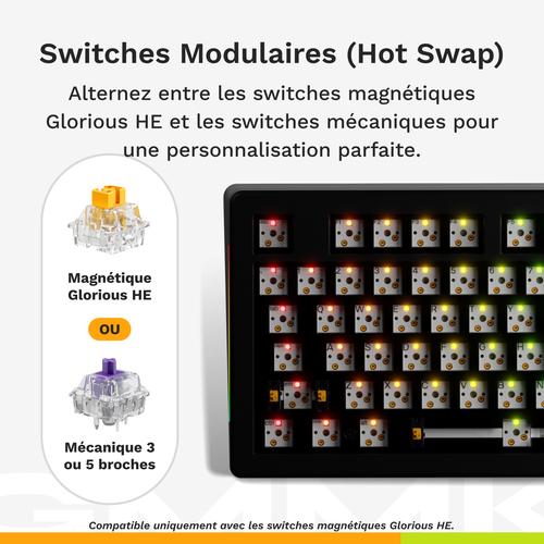 Glorious Gaming GMMK 3 HE 100% Prebuilt toetsenbord Gamen USB QWERTY Amerikaans Engels Zwart - Image 5