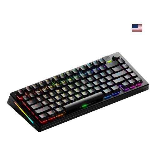 Glorious Gaming GMMK 3 PRO 75% Prebuilt toetsenbord Gamen USB + RF Wireless + Bluetooth QWERTY Amerikaans Engels Zwart - Image 1