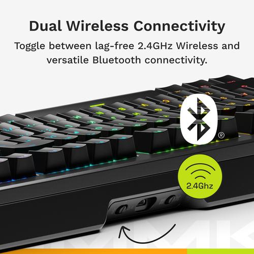 Glorious Gaming GMMK 3 PRO 75% Prebuilt toetsenbord Gamen USB + RF Wireless + Bluetooth QWERTY Amerikaans Engels Zwart - Image 5