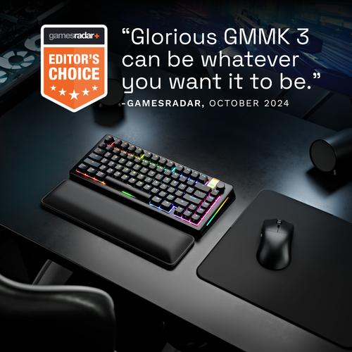 Glorious Gaming GMMK 3 PRO HE 75% Prebuilt toetsenbord Gamen RF-draadloos + Bluetooth QWERTY Amerikaans Engels Zwart - Image 3