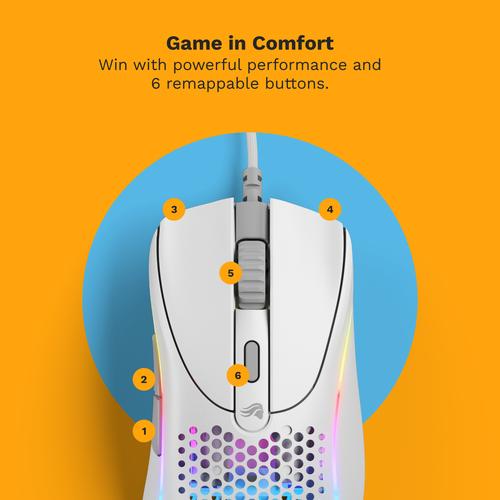 Glorious Gaming Model D 2 Wired muis Gamen Rechtshandig USB Type-A Optisch 26000 DPI - Image 4