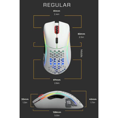 Glorious Gaming Model D Wireless muis Gamen Rechtshandig RF Draadloos 19000 DPI - Image 3