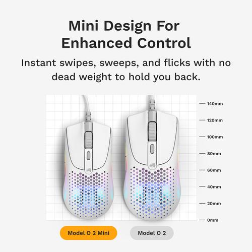 Glorious Gaming Model O 2 Mini muis Gamen Rechtshandig USB Type-A Optisch 26000 DPI - Image 7