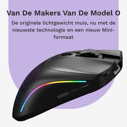 Glorious Gaming Model O 2 Mini Wireless muis Gamen Rechtshandig RF-draadloos + Bluetooth Optisch 26000 DPI - Image 10
