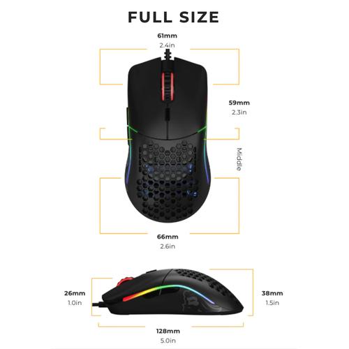 Glorious Gaming Model O muis Gamen Rechtshandig USB Type-A Optisch 12000 DPI - Image 8