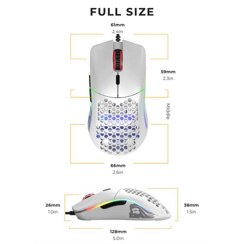 Glorious Gaming Model O muis Gamen Rechtshandig USB Type-A Optisch 12000 DPI - Image 2